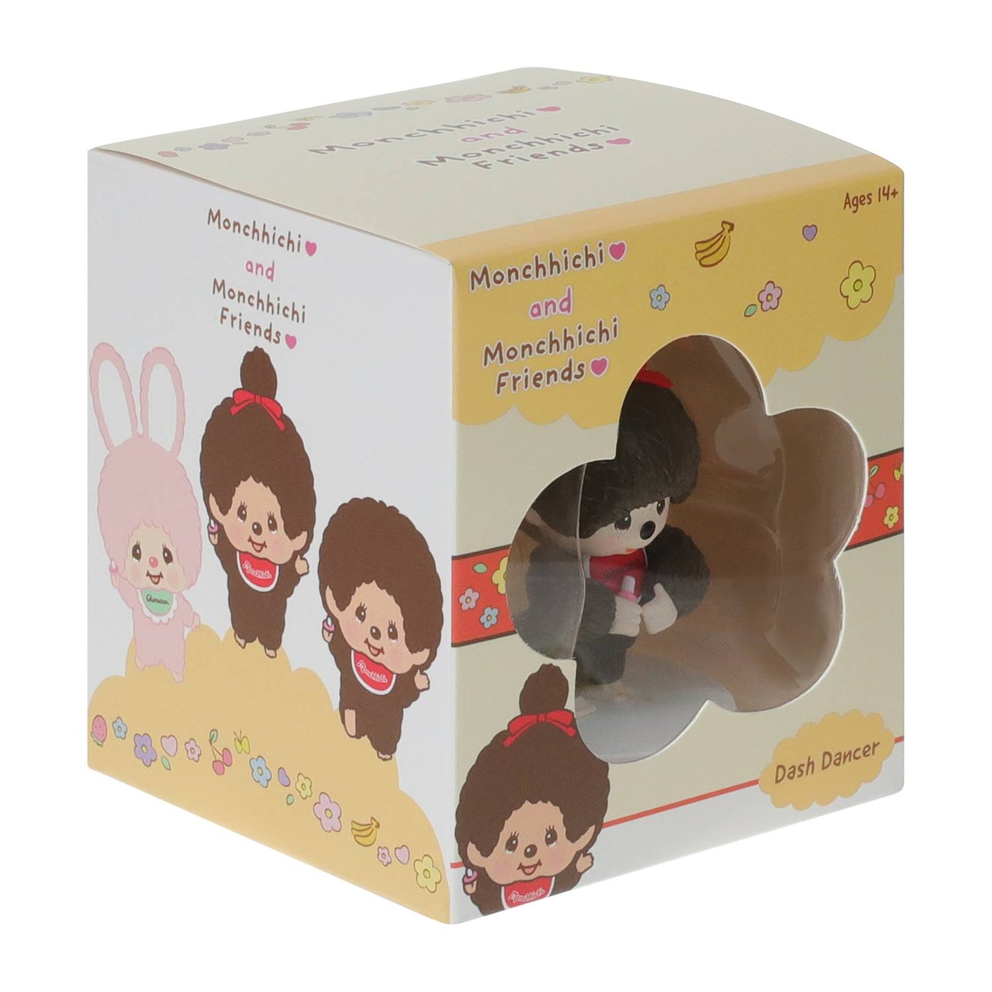Monchhichi Figurin de plástico  cms aprox Dash Dancer tipo bobble-head