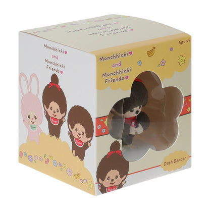 Monchhichi Figurin de plástico  cms aprox Dash Dancer tipo bobble-head