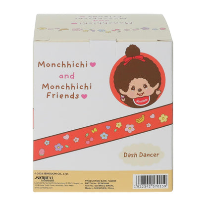 Monchhichi Figurin de plástico  cms aprox Dash Dancer tipo bobble-head