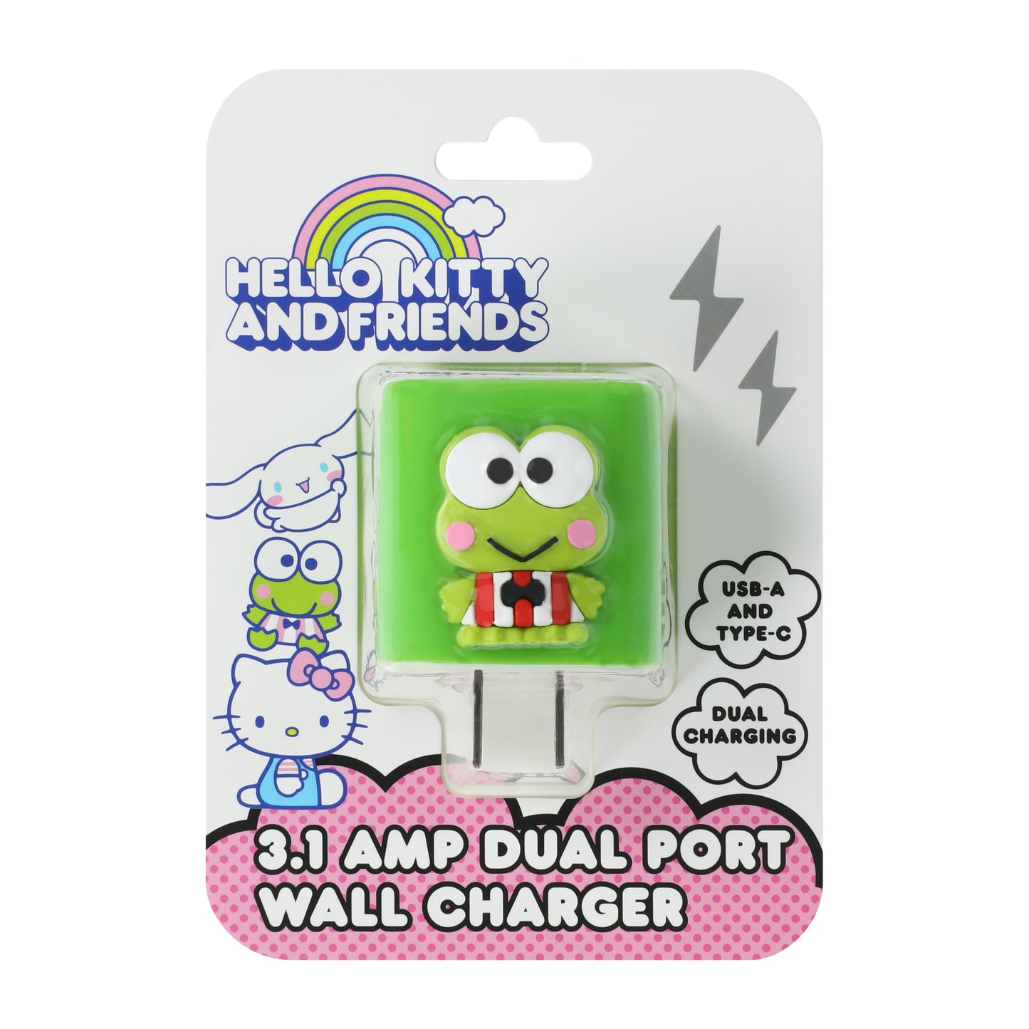 Cubo cargador Keroppi Sanrio