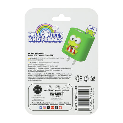 Cubo cargador Keroppi Sanrio