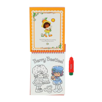 Libreta para Pintar con agua de cartoncillo Rosita Fresita Strawberry Shortcake