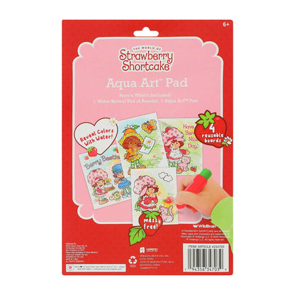 Libreta para Pintar con agua de cartoncillo Rosita Fresita Strawberry Shortcake