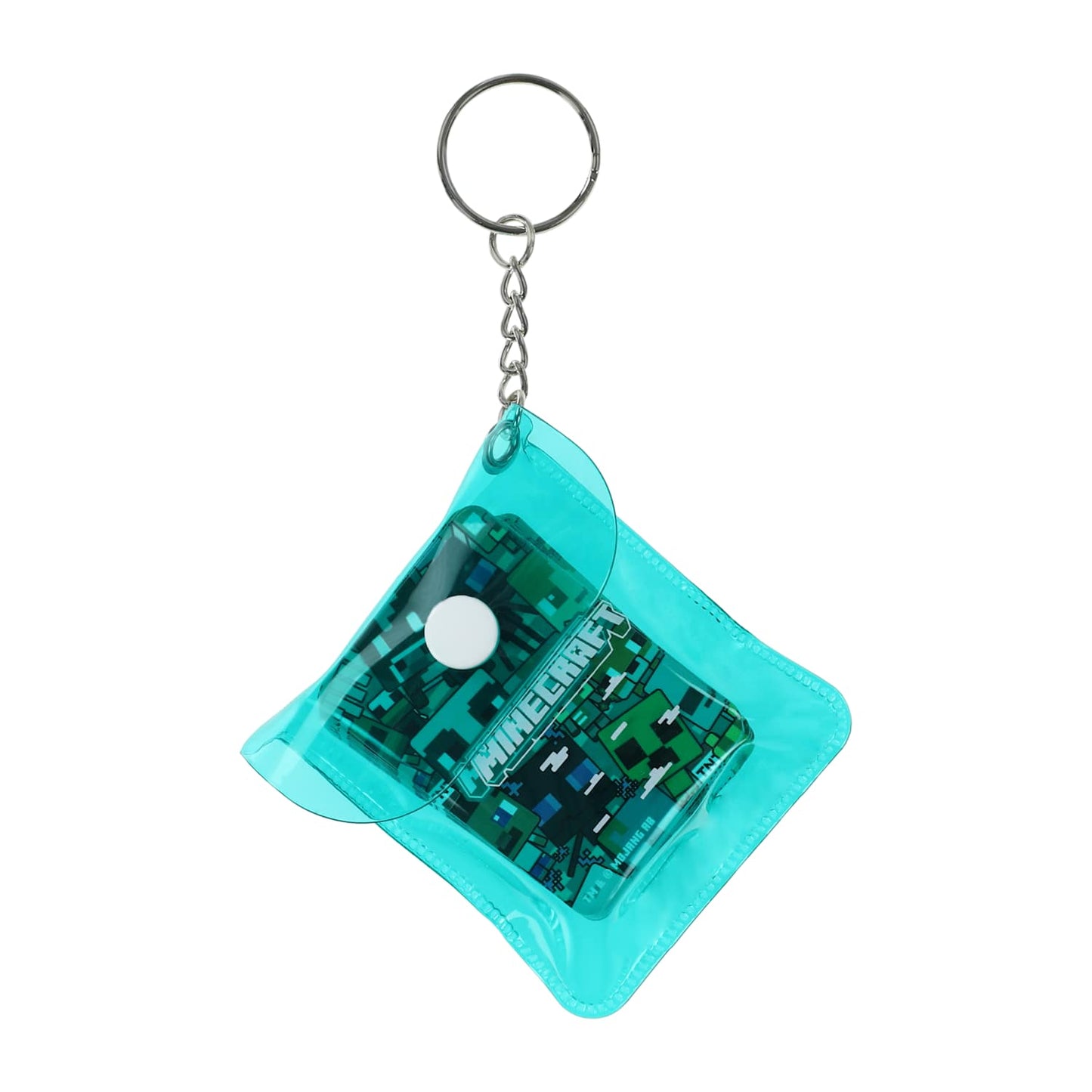 Mini Naipes barajas con Estuche llavero Minecraft