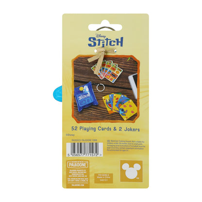 Mini Naipes barajas con Estuche llavero Stitch