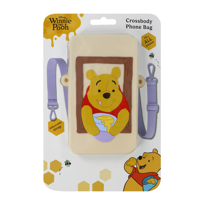 Pooh Crossbody Disney bolsa para teléfono de Silicon Blando