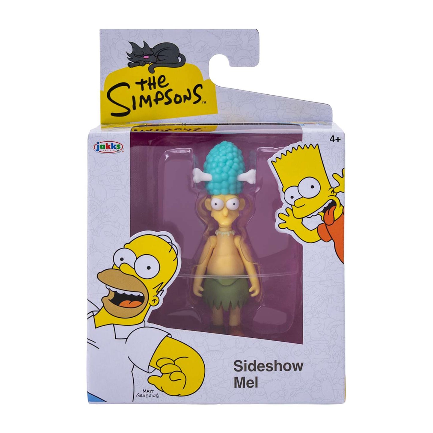 Figurin Simpsons Jakks Pacific 2.5"aprox 6.4 cms Sideshow Mel