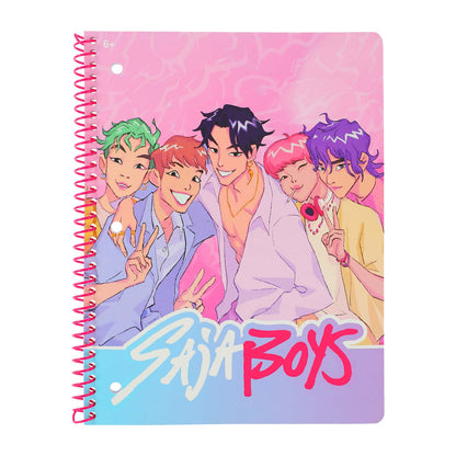 Netflix K-Pop Demon Hunters cuaderno Profesional 80 hojas rayado Saja Boys