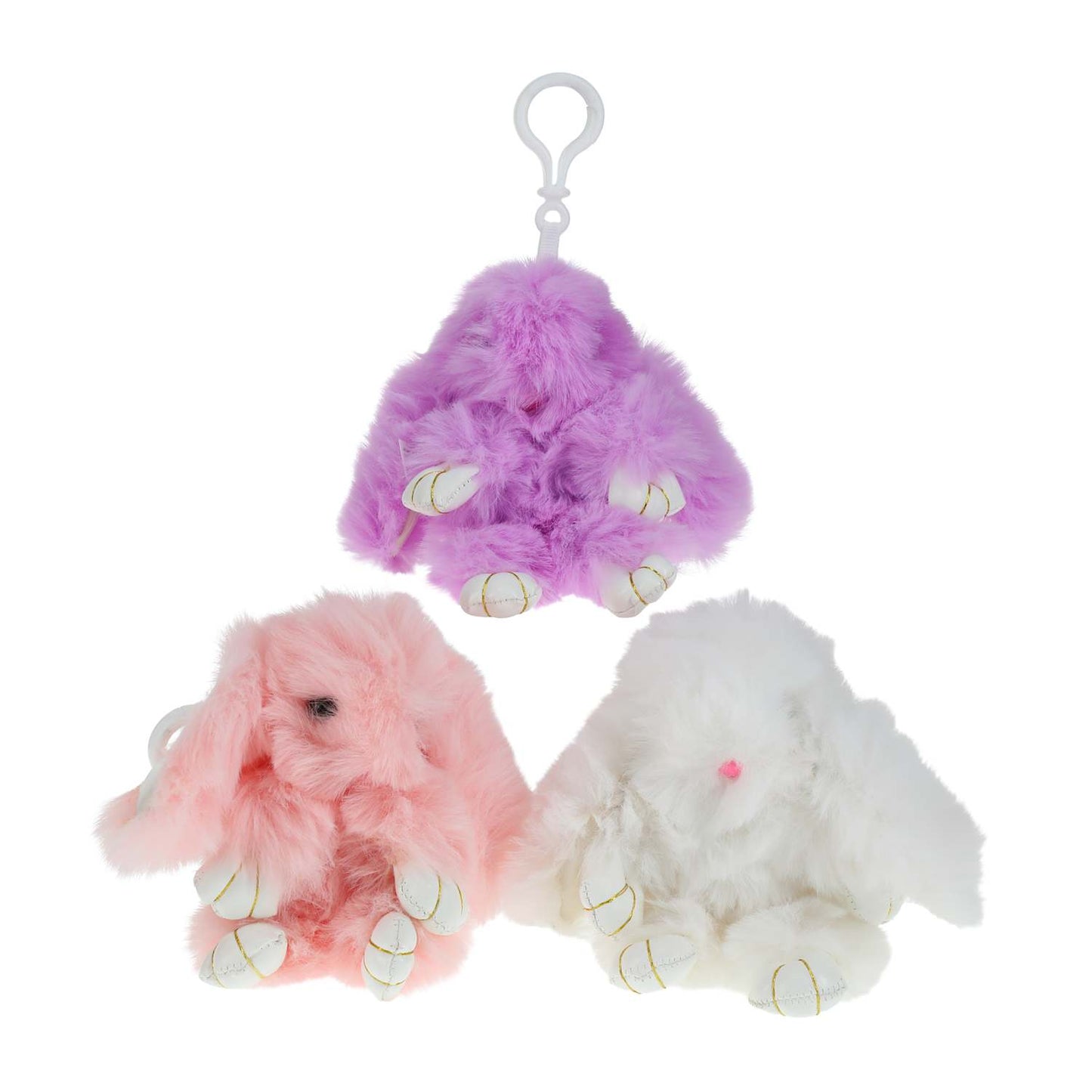 Llavero de Peluche Sorpresa. Con Latita coleccionables Furry Foo foo's