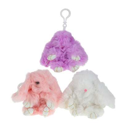 Llavero de Peluche Sorpresa. Con Latita coleccionables Furry Foo foo's