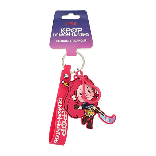 K-Pop Demon Hunters Llavero plano con Wristlet
