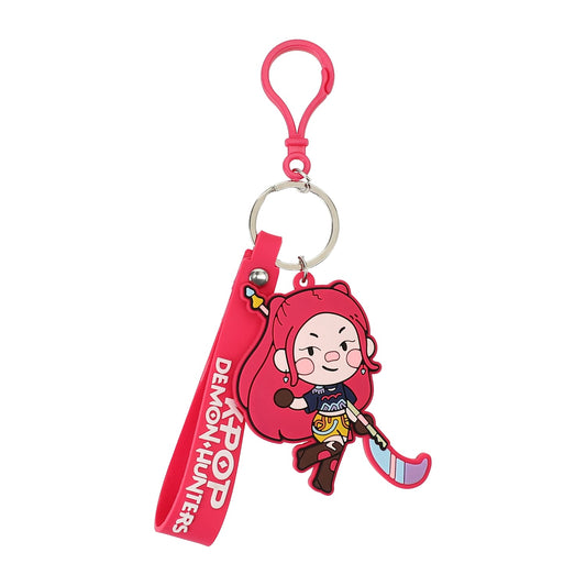 K-Pop Demon Hunters Llavero plano con Wristlet