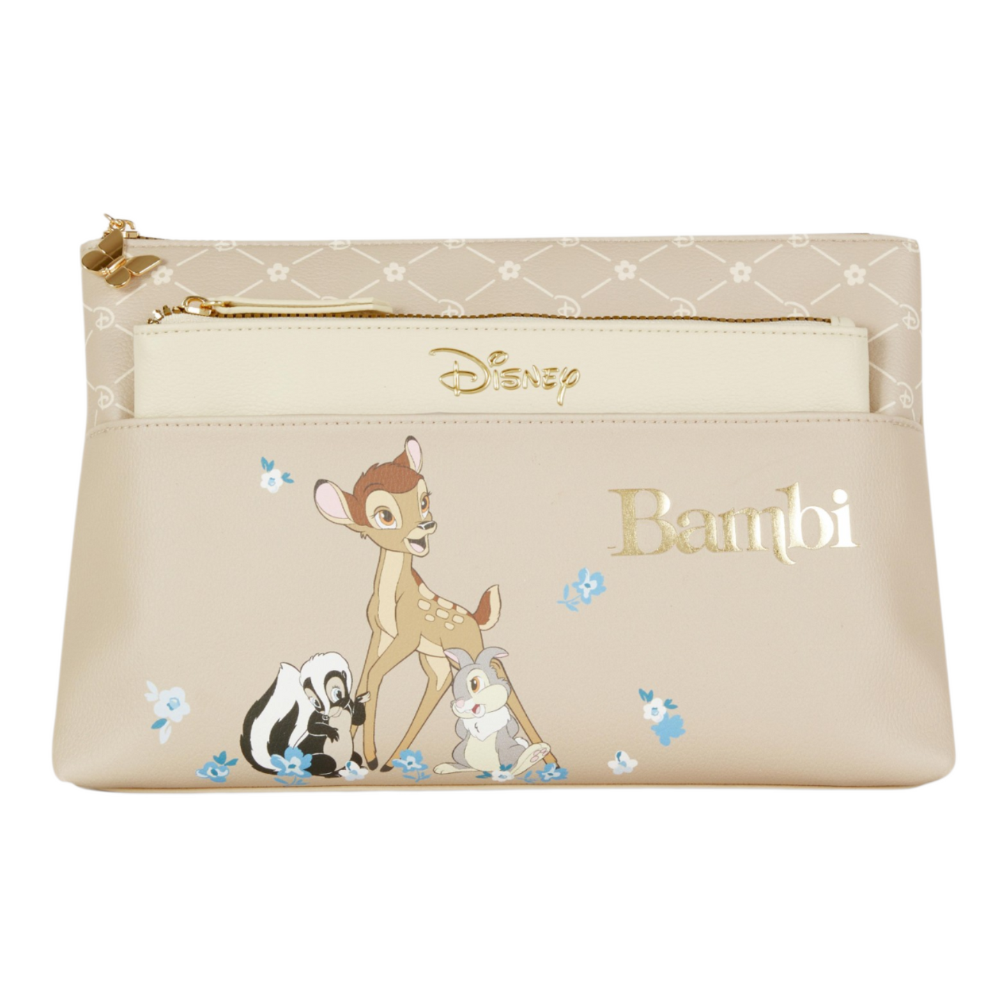 Estuche Cosmetiquera Clucth Doble Bambi