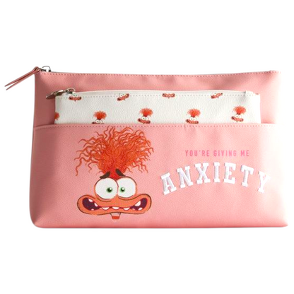 Estuche Cosmetiquera Clucth Doble Ansiedad Intensamente
