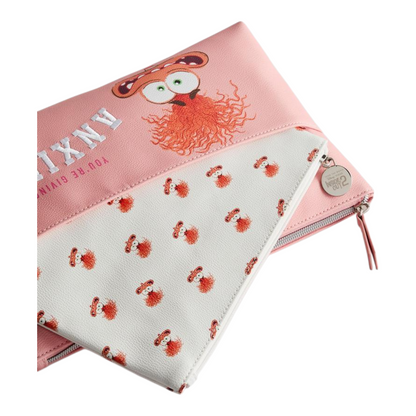 Estuche Cosmetiquera Clucth Doble Ansiedad Intensamente
