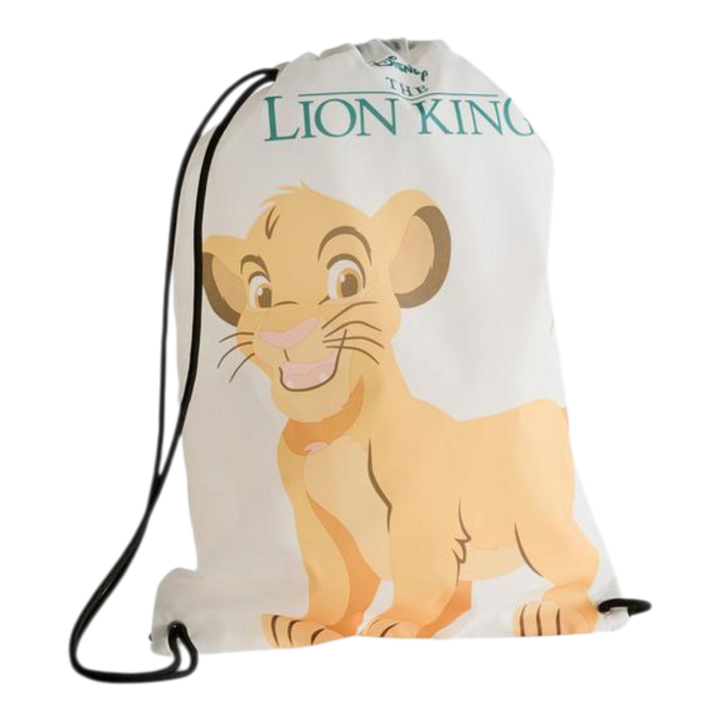 Rey León Bolsa costalito/morral de cuerdas de loneta 30x40 aprox