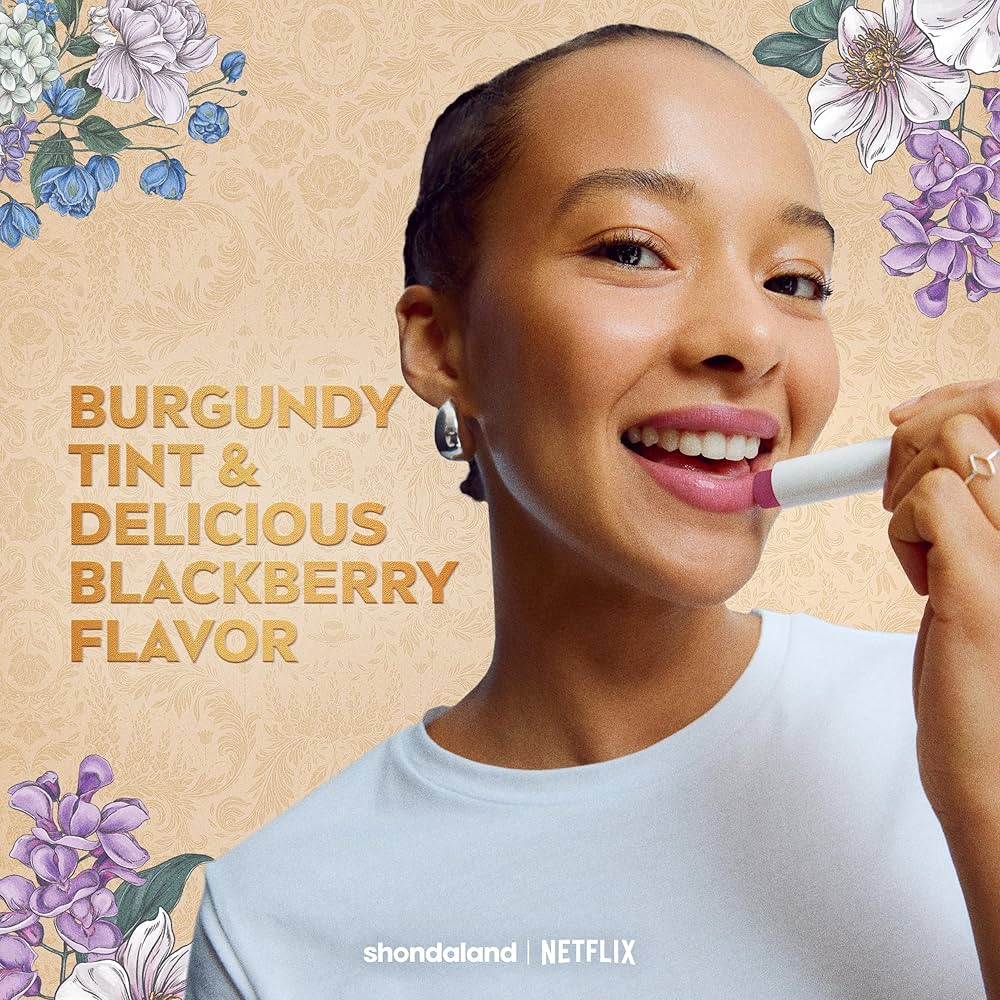 Bridgerton Nivea Labello balm Blueberry pie