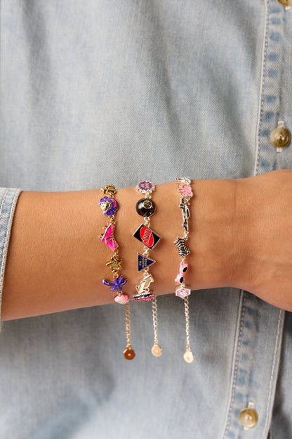 ENTREGA INMEDIATA Pulsera Mattel® 80th Barbie™ x Polly Pocket® Alex+Ani ORIGINAL Joyeria Original Licencia Mattel