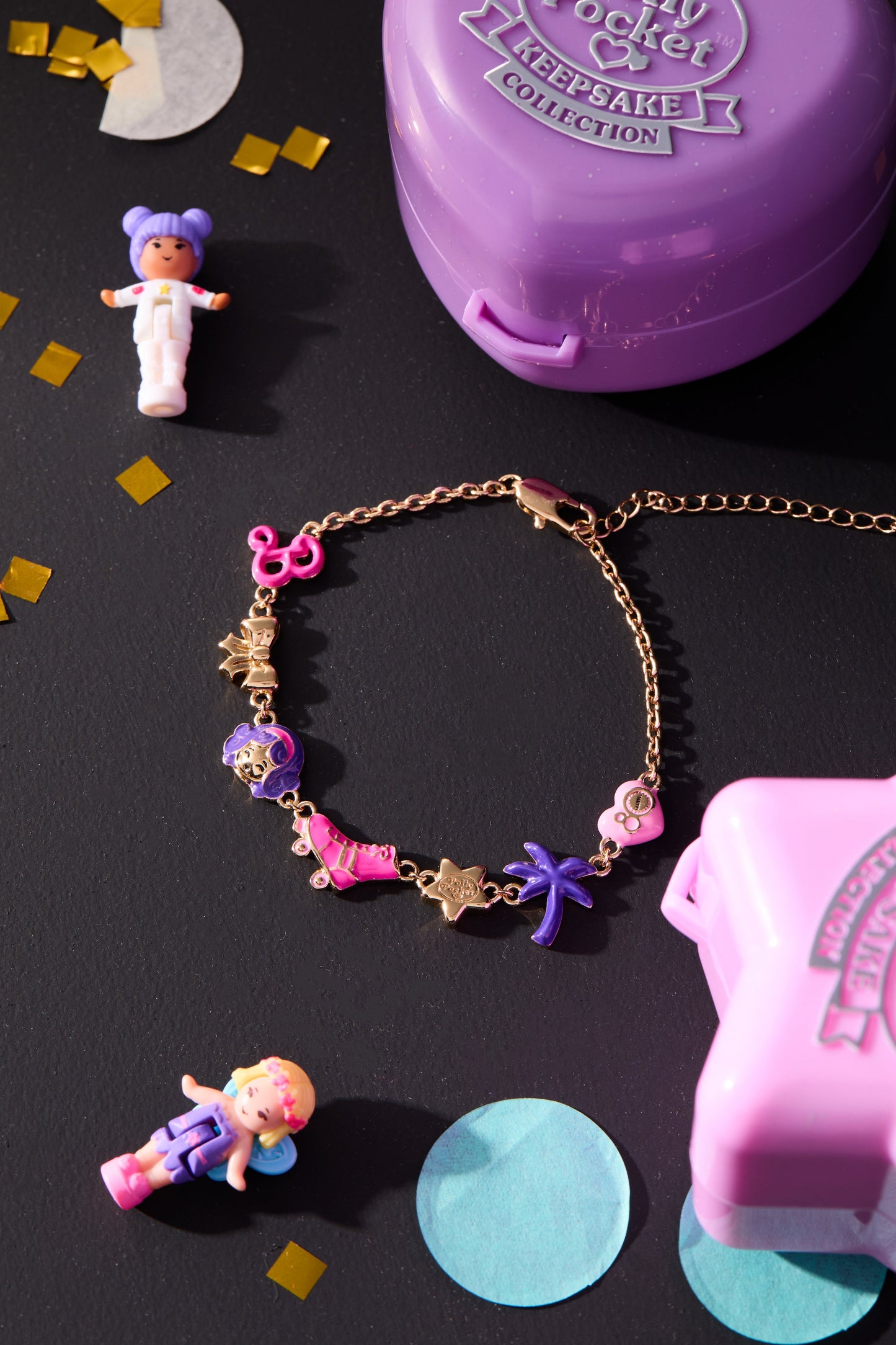 ENTREGA INMEDIATA Pulsera Mattel® 80th Barbie™ x Polly Pocket® Alex+Ani ORIGINAL Joyeria Original Licencia Mattel