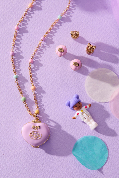 ⚠️PREVENTA IMPORTACIÓN Collar Relicario Polly Pocket™ House Alex+Ani ORIGINAL Joyeria Original Licencia Mattel Se enviará alrededor de 15 días después de su compra