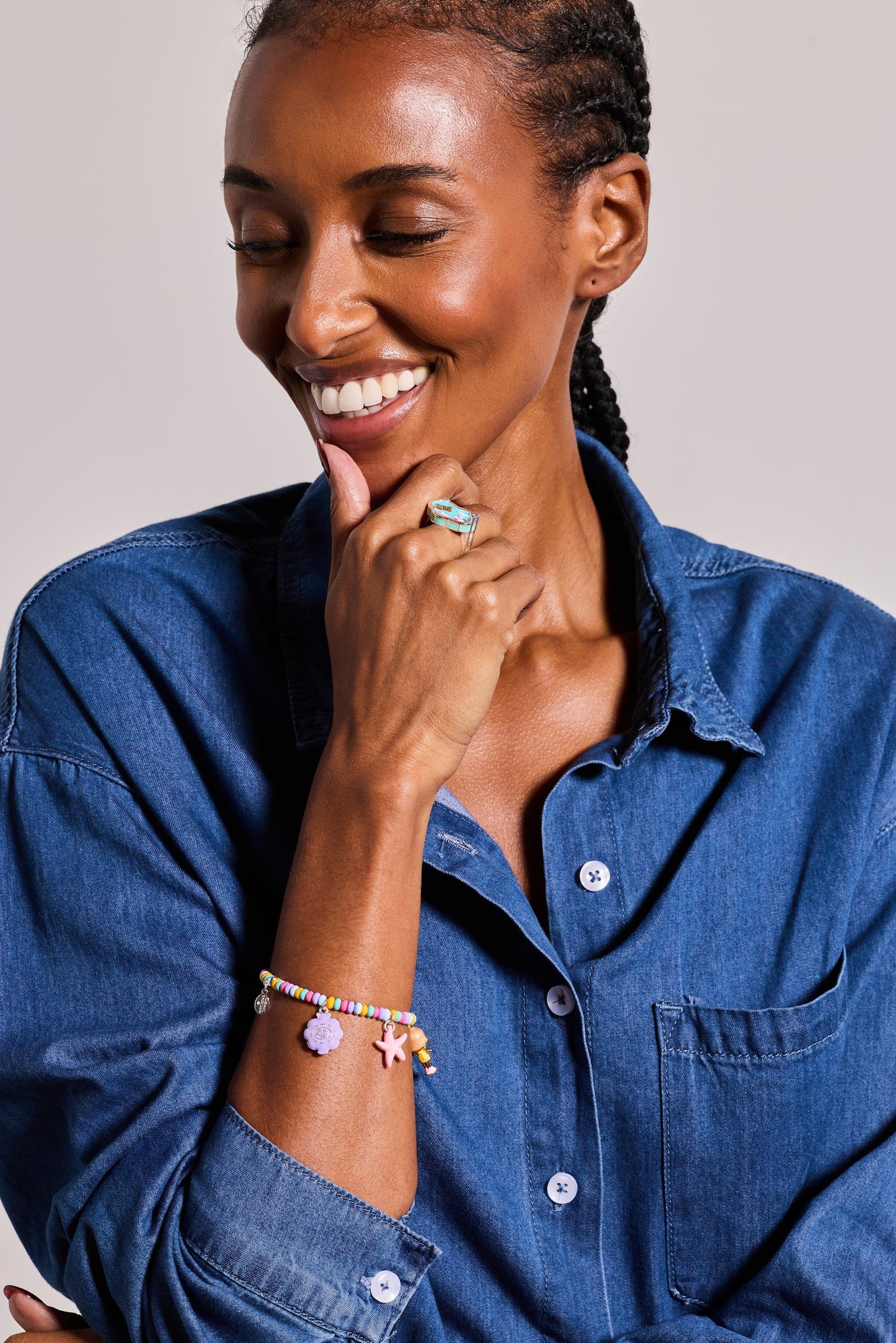 Anillo Edición Limitada Polly Pocket™ Pool Party Alex+Ani ORIGINAL Joyeria Original Licencia Mattel