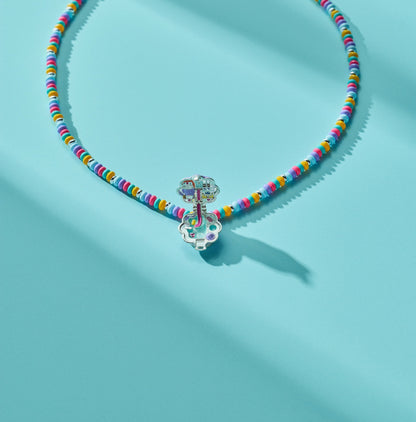 ENTREGA INMEDIATA Collar Relicario Edición Limitada Polly Pocket™ Pool Party Alex+Ani Joyeria Original Licencia Mattel