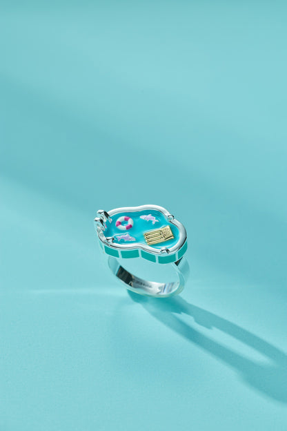 Anillo Edición Limitada Polly Pocket™ Pool Party Alex+Ani ORIGINAL Joyeria Original Licencia Mattel