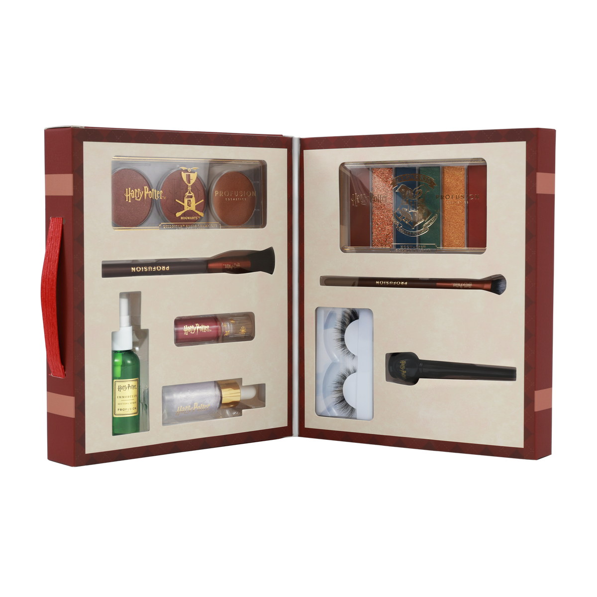 Harry Potter Holiday Hogwarts Beauty Set abierto