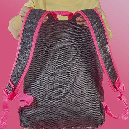 Mochila Barbie negra de Glitter