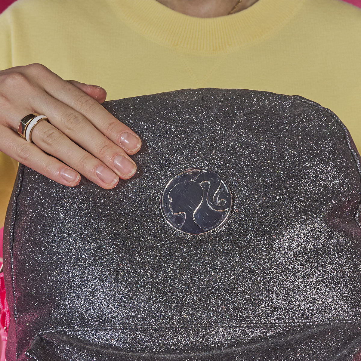 Mochila Barbie negra de Glitter