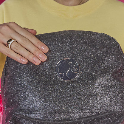 Mochila Barbie negra de Glitter