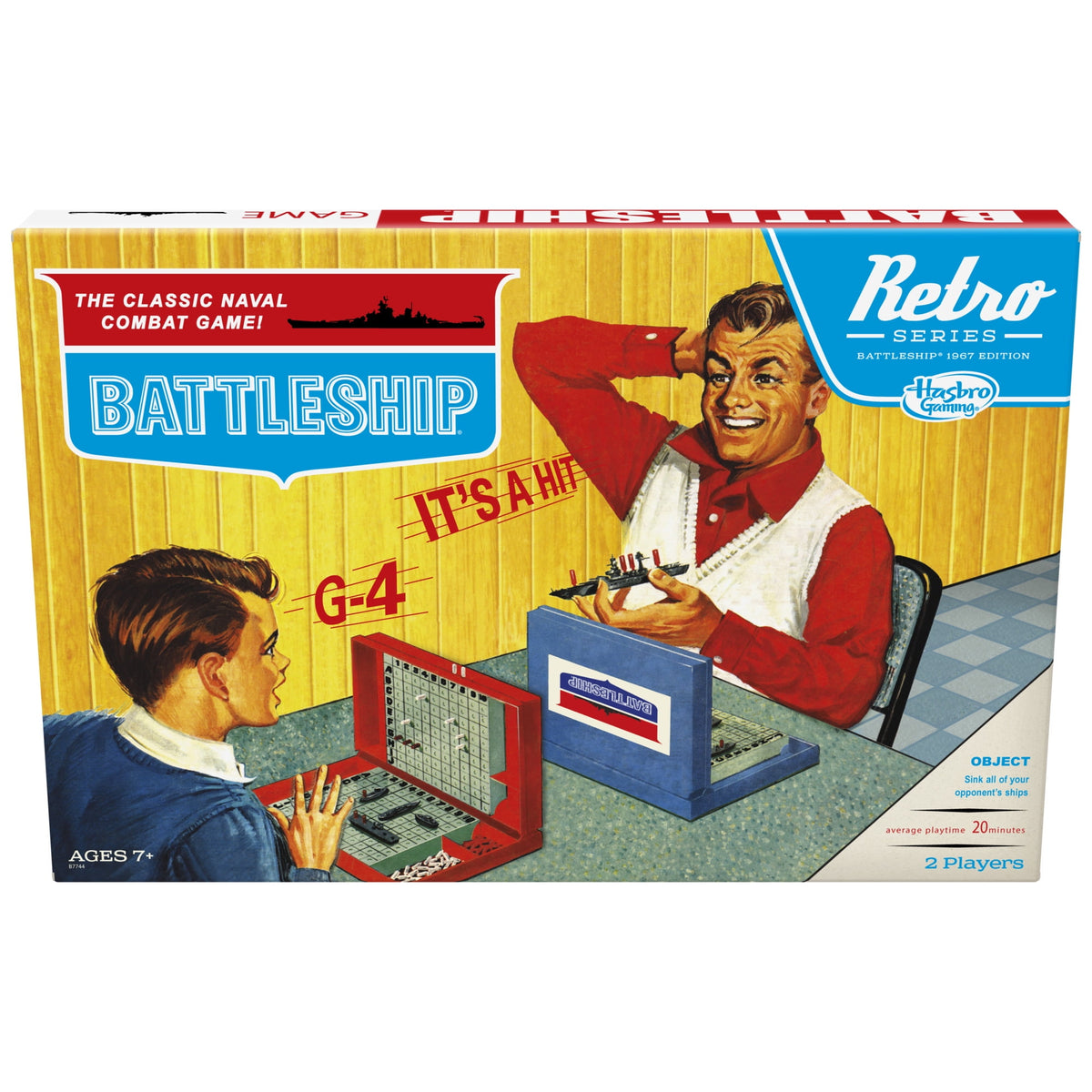 Juego de Mesa Battleship Retro Series Edición 1967 Hasbro
