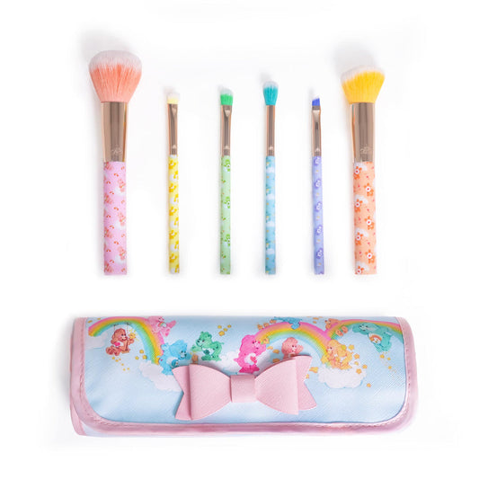 ✨Cajita empaque dañado✨ Impressions Vanity Care Bears Set de Brochas con Estuche enrollable