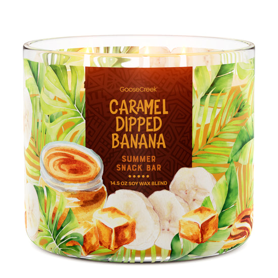 Goose Creek Vela Tres Pábilos Caramel Dipped Banana