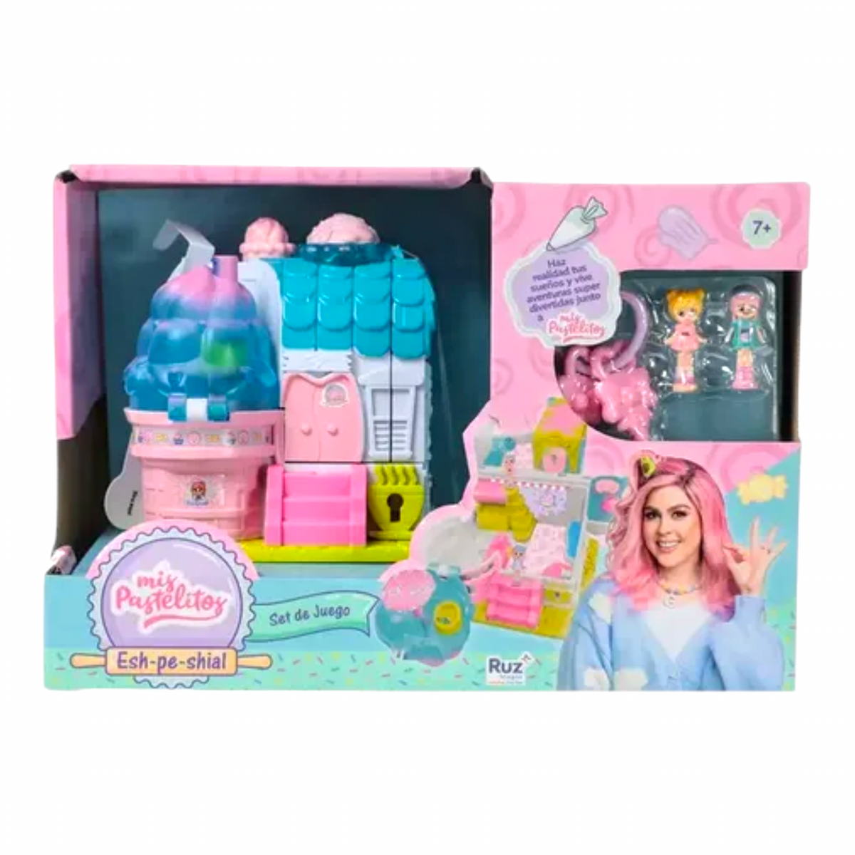Shopkins Mis Pastelitos Sweet House Esh-pe-shial Set de Juego Cool Café Azul