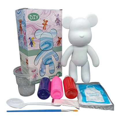 Fluid Bear DIY - Oso para Pintar con Pintura Fluida 26 cm