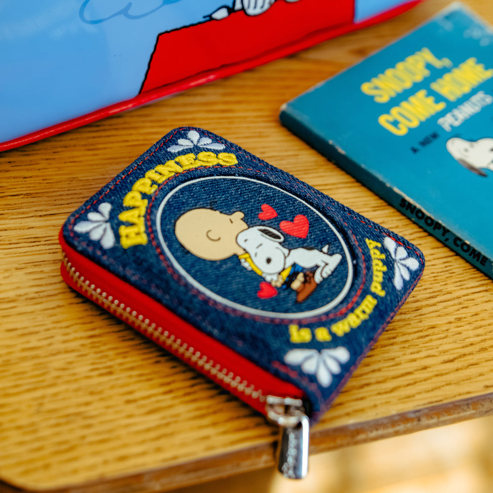 Cartera tarjeterero Snoopy Peanuts Whatever makes you happy