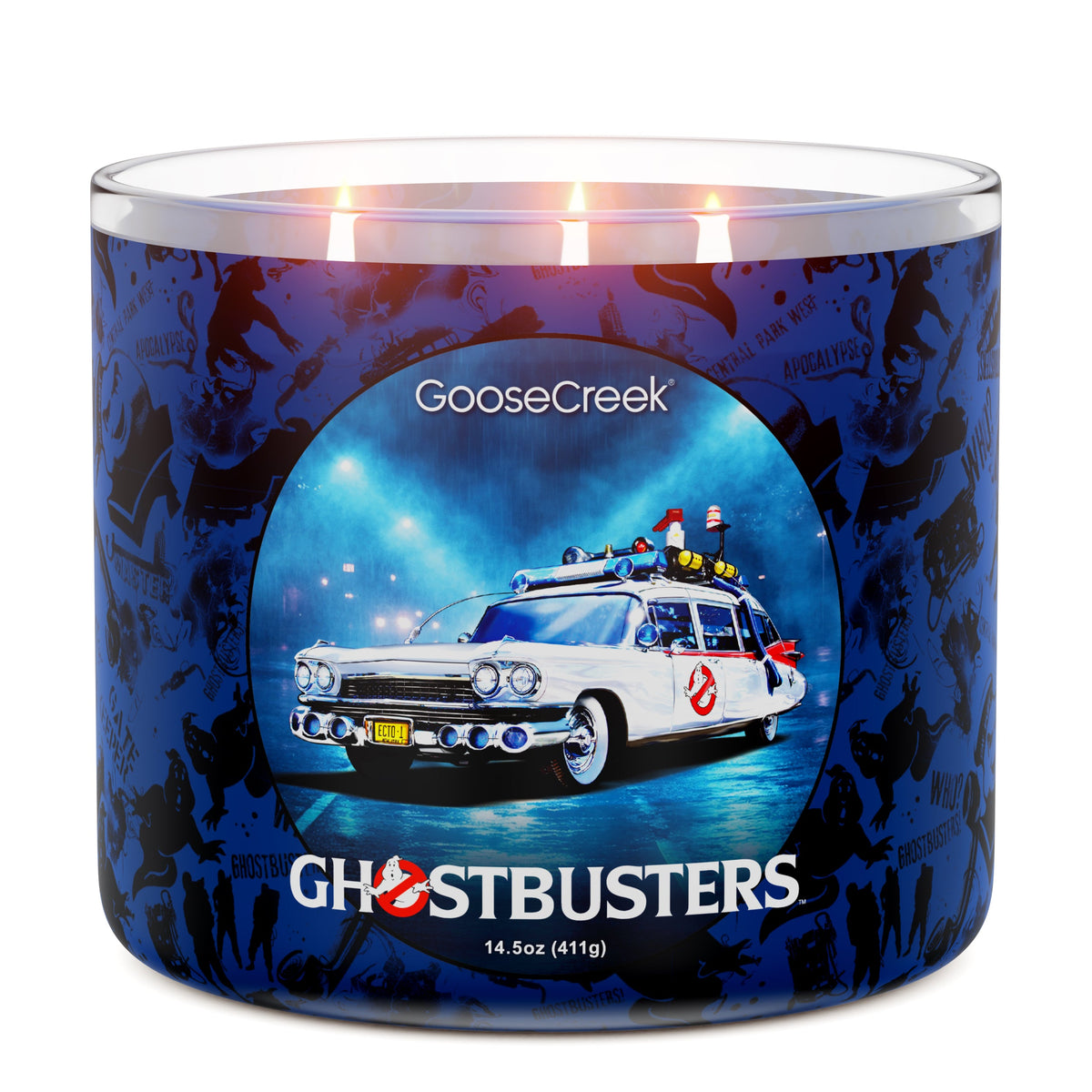 Ecto-1 Ghostbusters 3-Wick Candle
