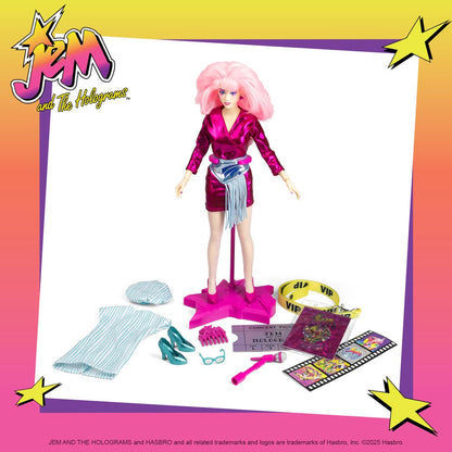 *caja con detalle estetico* Jem and the Holograms muñeca retro Loyal subjects año 2025 (musical)