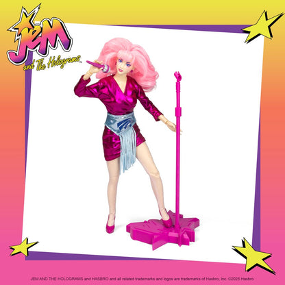*caja con detalle estetico* Jem and the Holograms muñeca retro Loyal subjects año 2025 (musical)
