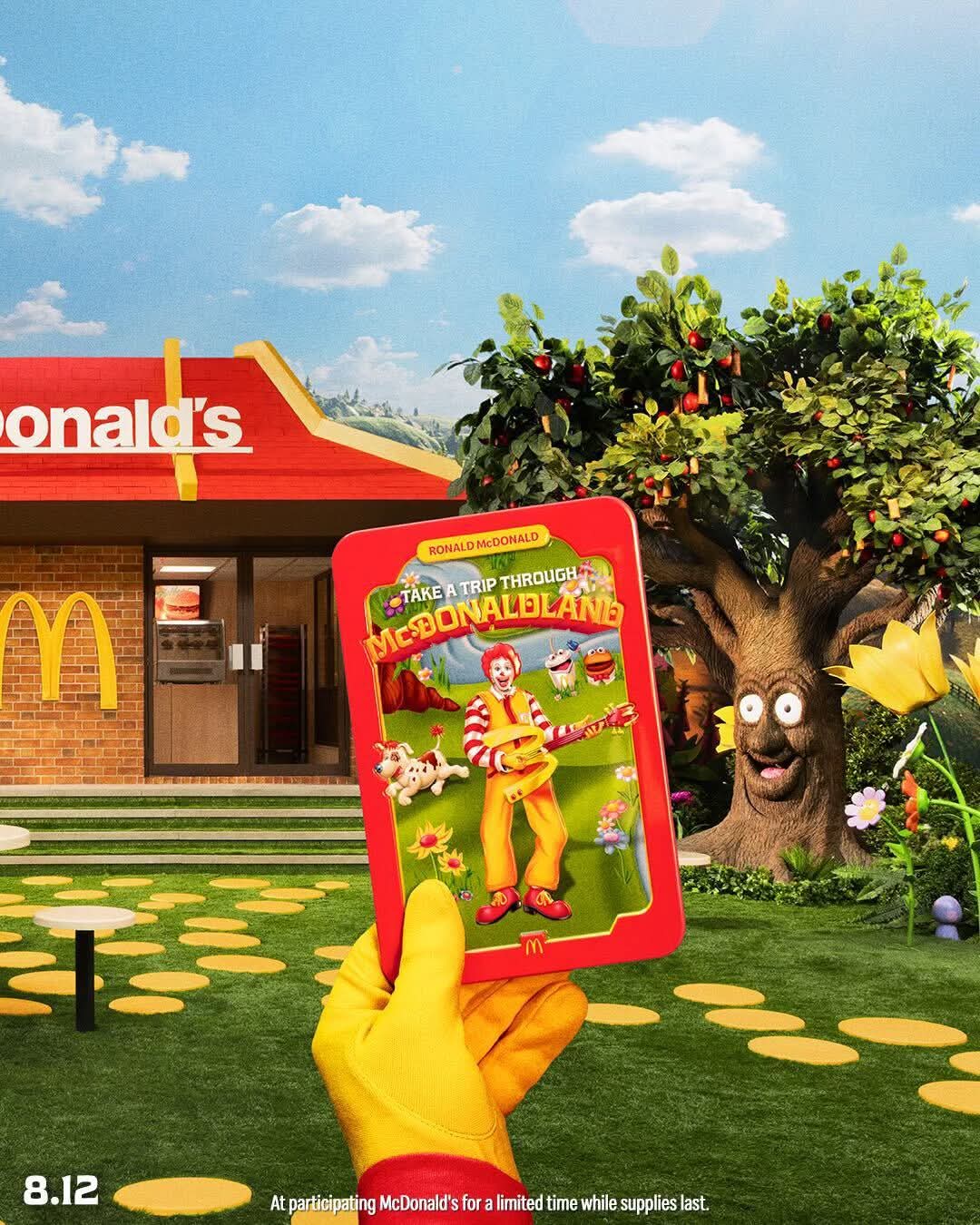 A elegir McDonald's Happy Meal Latas coleccionables del McDonaldland Meal (Adult Happy Meal) año 2025