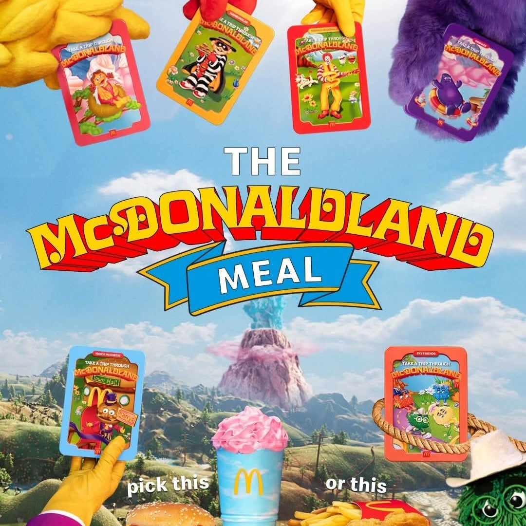 A elegir McDonald's Happy Meal Latas coleccionables del McDonaldland Meal (Adult Happy Meal) año 2025