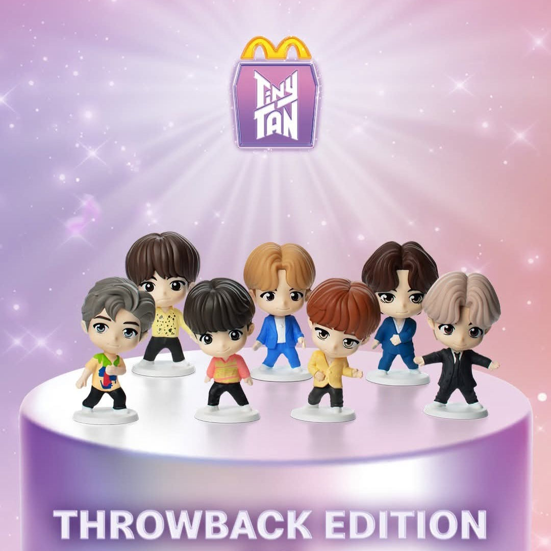McDonald's Happy Meal BTS Tiny Tan año 2023 *Segunda Mano sin empaque* Throwback