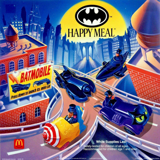 Batman Returns McDonald's Happy Meal año 1992