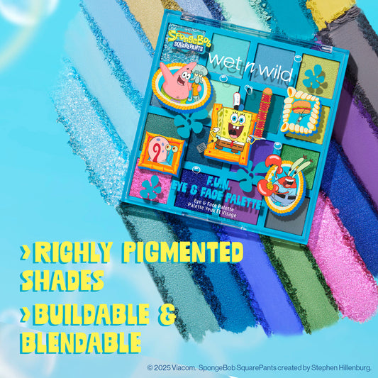 Bob esponja x Wet n Wild make up sombras