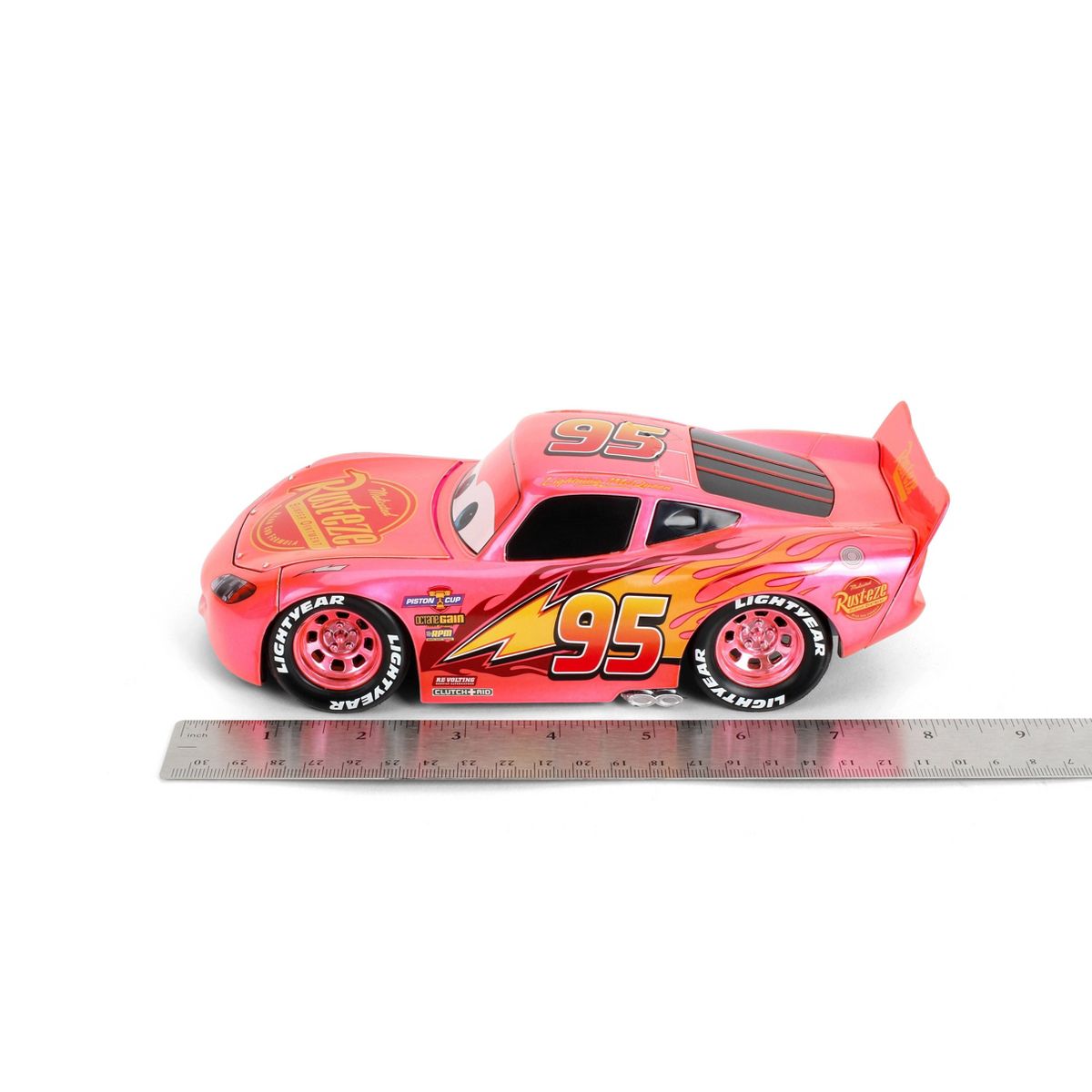 Jada Diecast Escala 1:24 Rayo McQueen Rosa Cars Pink Slips