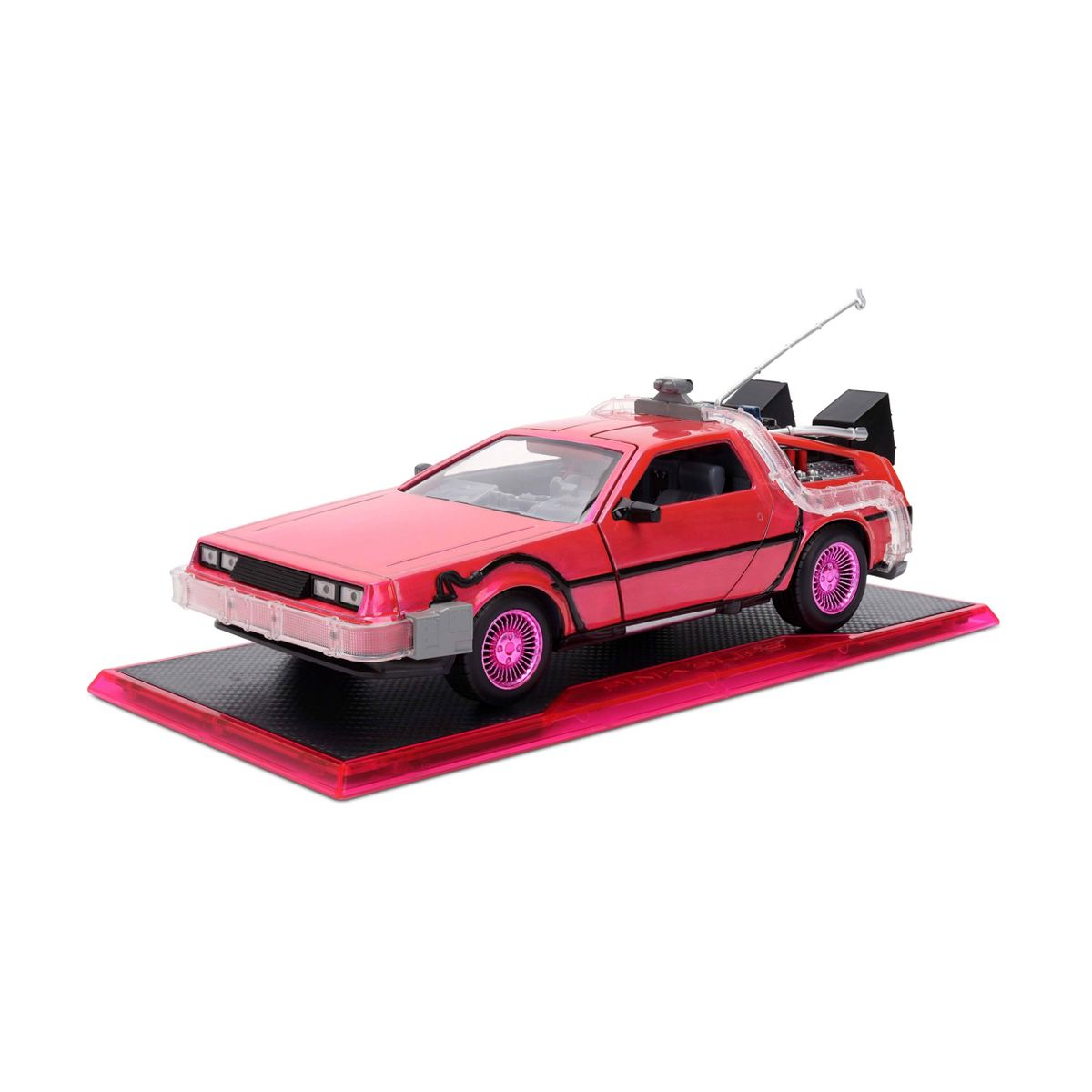 Jada Diecast Escala 1:24 DeLorean Rosa Back to the Future