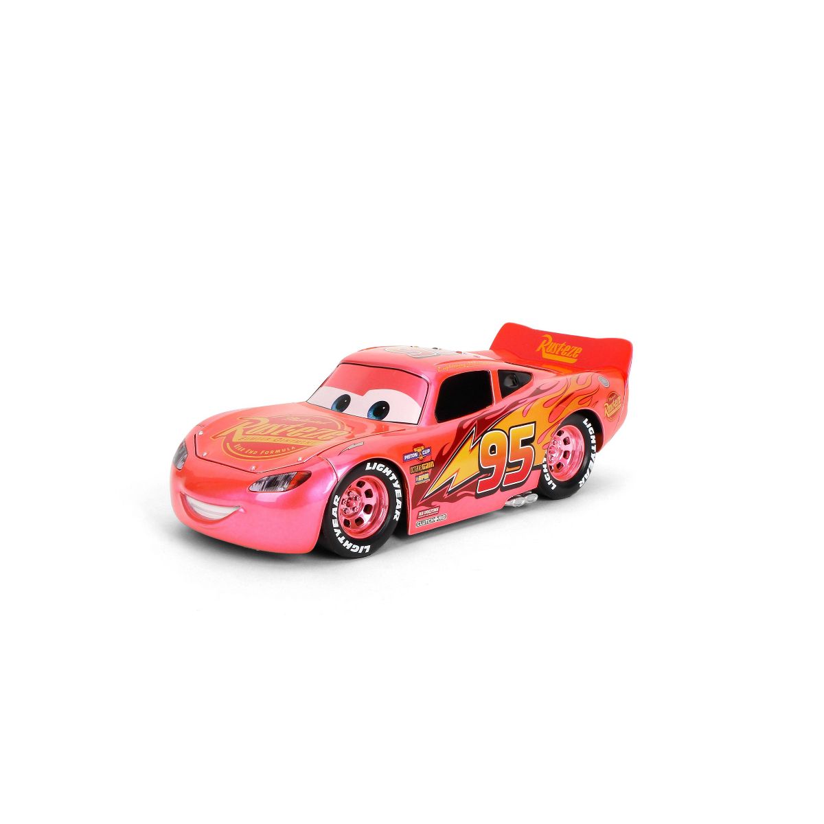 Jada Diecast Escala 1:24 Rayo McQueen Rosa Cars Pink Slips