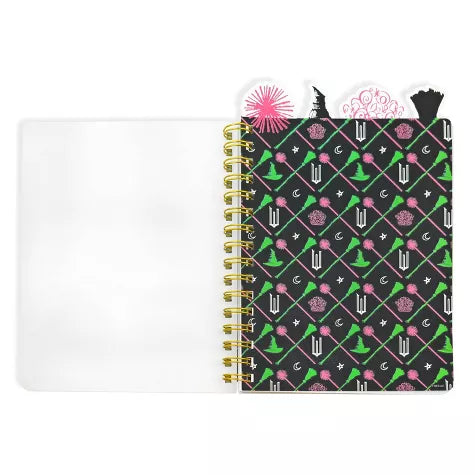 Libreta Wicked Unlimited con separadores. 96 hojas. Elphaba y Glinda DIY