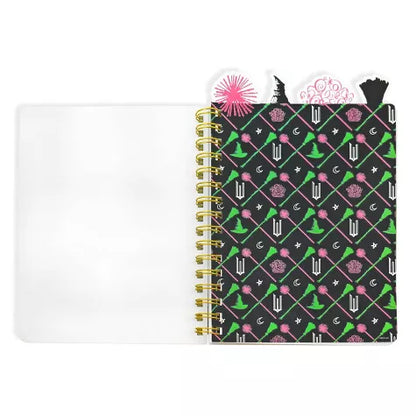 Libreta Wicked Unlimited con separadores. 96 hojas. Elphaba y Glinda DIY